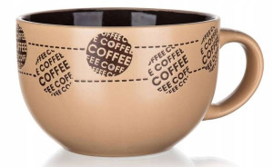 Kubek Filiżanka Ceramiczna Duża 660 Ml Coffee