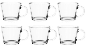 ZESTAW SZKLANKA KUBEK FILIŻANKA 6 x 380 ml z uchem