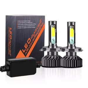 Led H4 Mini Żarówki Cob 20000lm Canbus 100w Mocne