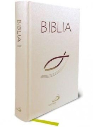 Biblia z rybką - biała z paginatorami TW praca zbiorowa