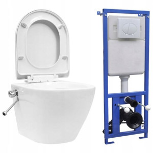 Toaleta Misa Wc Wisząca Podwieszana Biała + Stelaż