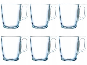 Filiżanka Szklanka 6 X 250 Ml Kubek Luminarc