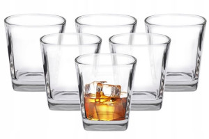 Zestaw Szklanki Niskie Na Napoje Whisky 6 X 250 Ml