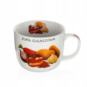 KUBEK miska na zupę DO ZUPY 730 ml GULASZOWA