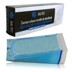 Torebki do sterylizacji 90x230mm 200szt SALTEC Nowy SALTEC torebka papierow