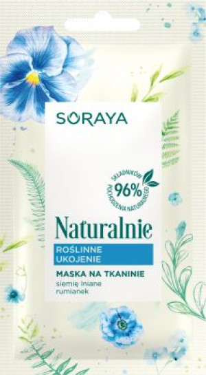 Soraya MASKA na tkaninie ROŚLINNE UKOJENIE każdy rodzaj skóry Nowy Soraya S