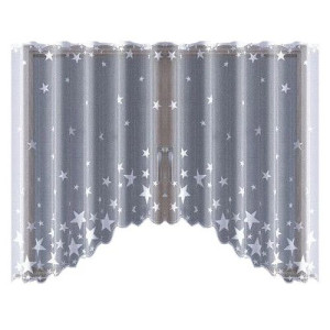 Firana Gwiazdki 220x120 cm  DomoweTekstylia WN163G 120 | Boże Narodzenie