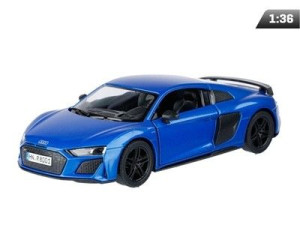 Auto Model 1:36, Kinsmart, Audi R8 Coupe (2020), niebieski