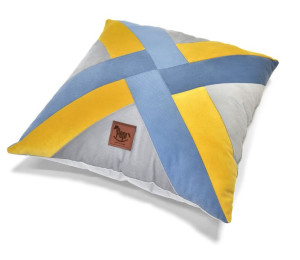 Pepi Poduszka Patchwork Wiatrak Ozdoba Do Pokoju Miękka Velvet