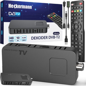 Tuner Dvbt2 Mini Dekoder Stick Hevc H.265 Hdmi