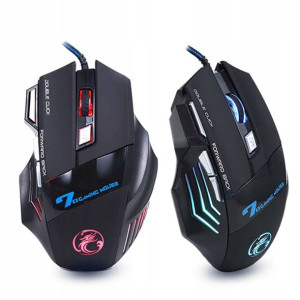 Mysz gamingowa przewodowa alogy RGB USB 5500 DPI