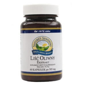 NSP Natures Sunshine LIŚĆ OLIWNY EKSTRAKT