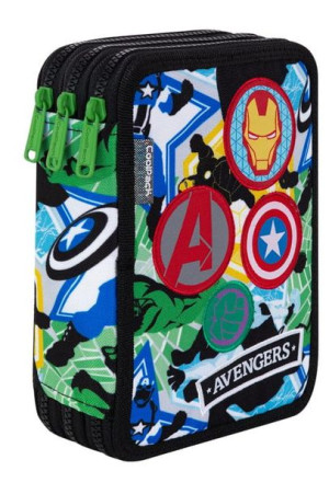 Piórnik potrójny z wyposażeniem Jumper 3 Avengers badg B67308 CoolPack