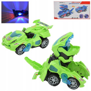 Auto Robot Zabawka Dinozaur Transform 2w1 Samochód