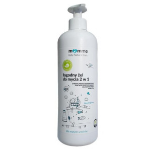 Momme Łagodny żel do mycia 2w1 dla dzieci 500ml - Długi termin ważności!