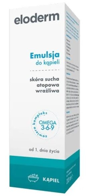Eloderm emulsja do kąpieli 200ml - Długi termin ważności!