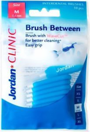 Jordan, szczoteczka do przestrzeni międzyzębowych, Brush Between M, 10 sztu