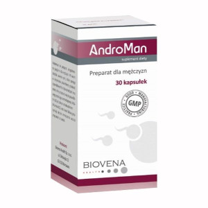 Androman 30 kapsułek - Długi termin ważności!