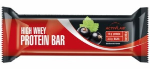 High Whey Protein Bar czarna porzeczka 80g - Długi termin ważności!