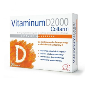 Vitaminum D 2000 30 tabletek - Długi termin ważności!