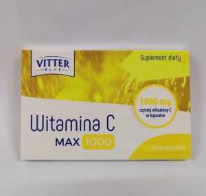 Witamina C Max,  1000, 10 kapsułek