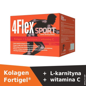 4 Flex Sport kolagen na stawy dla osób aktywnych, 30 saszetek - Długi termi