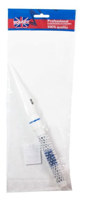 Ronney Professional Thermal Vented Brush 139 Szczotka termiczna biało-niebi