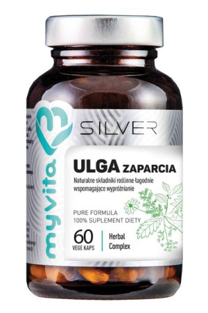 MyVita Silver Ulga zaparcia 60 kapsułek - Data ważności:9.12.2022