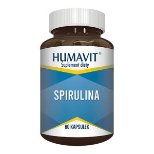 Humavit Spirulina 60 kapsułek - Długi termin ważności!