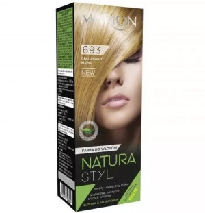 Marion 693 Opalizujący blond Farba do włosów 80 ml + Odżywka 10 ml - Długi