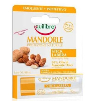 Equilibra, Balsam do ust, słodkie migdały, 5,5 ml