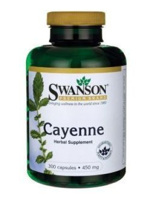 Swanson, Cayenne 450mg, 300 kapsułek