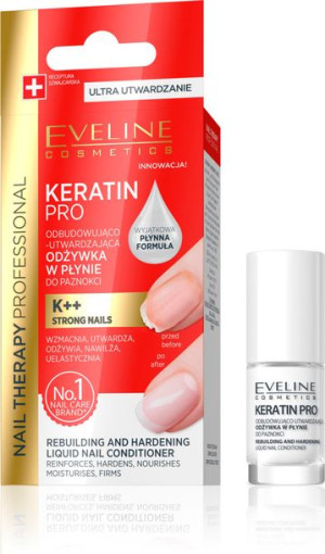 Eveline Nail Therapy Keratin Pro odżywka do paznokci odbudowująco-utwardzaj
