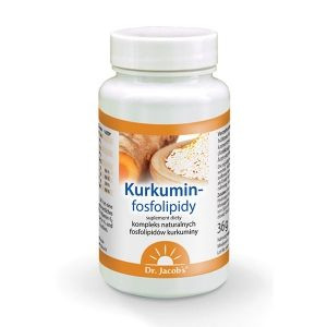Dr Jacobs Kurkumin Fosfolipidy 60 kapsułek - Długi termin ważności!