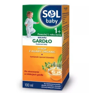 SOLbaby Gardło syrop 100ml - Długi termin ważności!