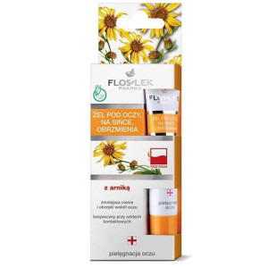 Flos-Lek żel z arniką pod oczy na sińce i obrzmienia 15ml - Długi termin wa