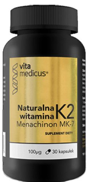 Witamina K2 MK-7 30 kapsułek - Długi termin ważności!