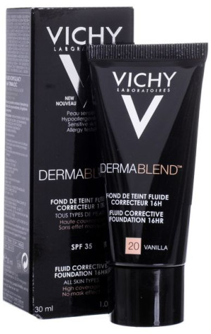 Vichy Dermablend Fluid korygujący vanilla 20 30 ml - Długi termin ważności!