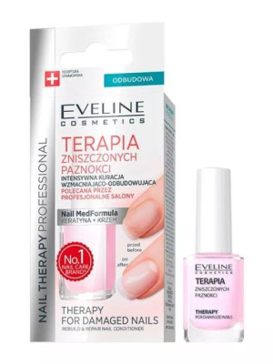 Eveline terapia zniszczonych paznokci kuracja wzmacniająca 12ml