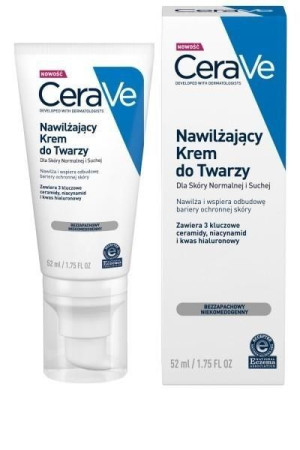 Cerave Nawilżający Krem do twarzy 52ml - Długi termin ważności!