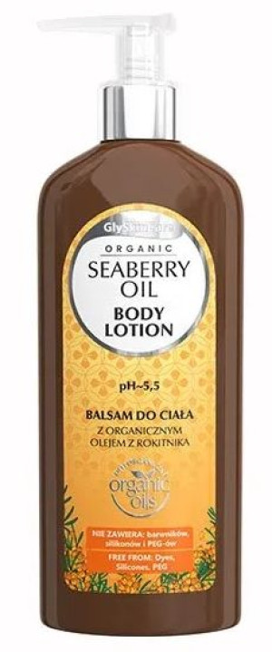 GlySkinCare Balsam do ciała z organicznym olejem z rokotnika 250ml - Długi
