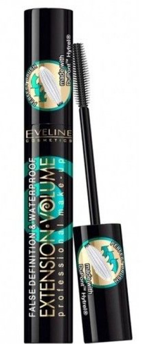 Eveline Extension Volume 4D & Waterproof wodoodporny tusz do rzęs 10ml