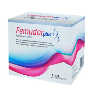 Femudar Plus 120 kapsułek - Długi termin ważności!