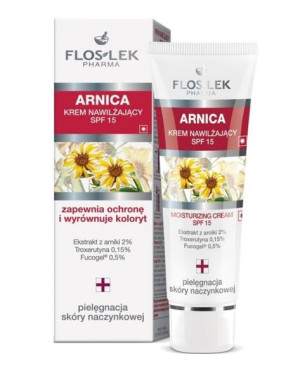 Flos-Lek Arnica krem nawilżający SPF15 50ml - Długi termin ważności!