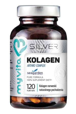 MyVita Silver Kolagen Arthro 120 kapsułek - Długi termin ważności!