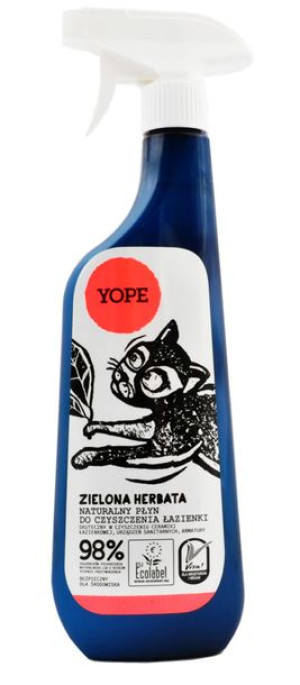 Yope Płyn do czyszczenia łazienki zielona herbata 750ml - Długi termin ważn