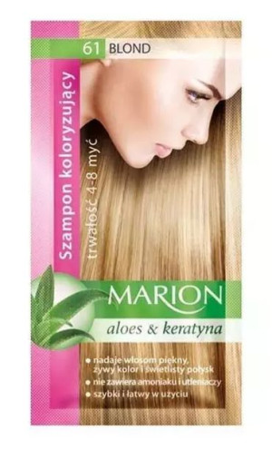 Marion Szampon koloryzujący 61 Blond 40 ml - Długi termin ważności!
