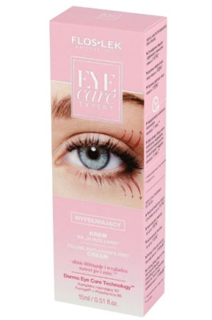 Flos-Lek Eye Care Expert Krem na kurze łapki wypełniający zmarszczki 15 ml