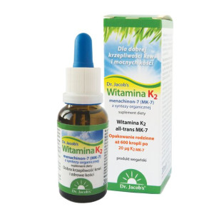 Witamina K2 20mcg krople 20 ml - Długi termin ważności!