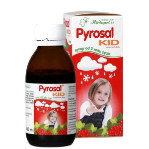 Pyrosal Kid syrop dla dzieci od 3 lat 100ml - Długi termin ważności!